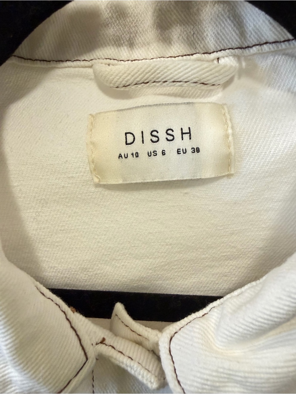 DISSH Cropped Denim Trucker Jacket - Picture 4 of 6